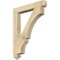 Ekena Millwork Balboa Arts & Crafts Rough Sawn Bracket, Douglas Fir, 4"W x 30"D x 38"H BKT04X30X38BOA03RDF - alternate 1